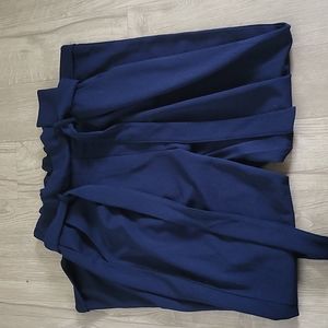 Blue baggie dress pants